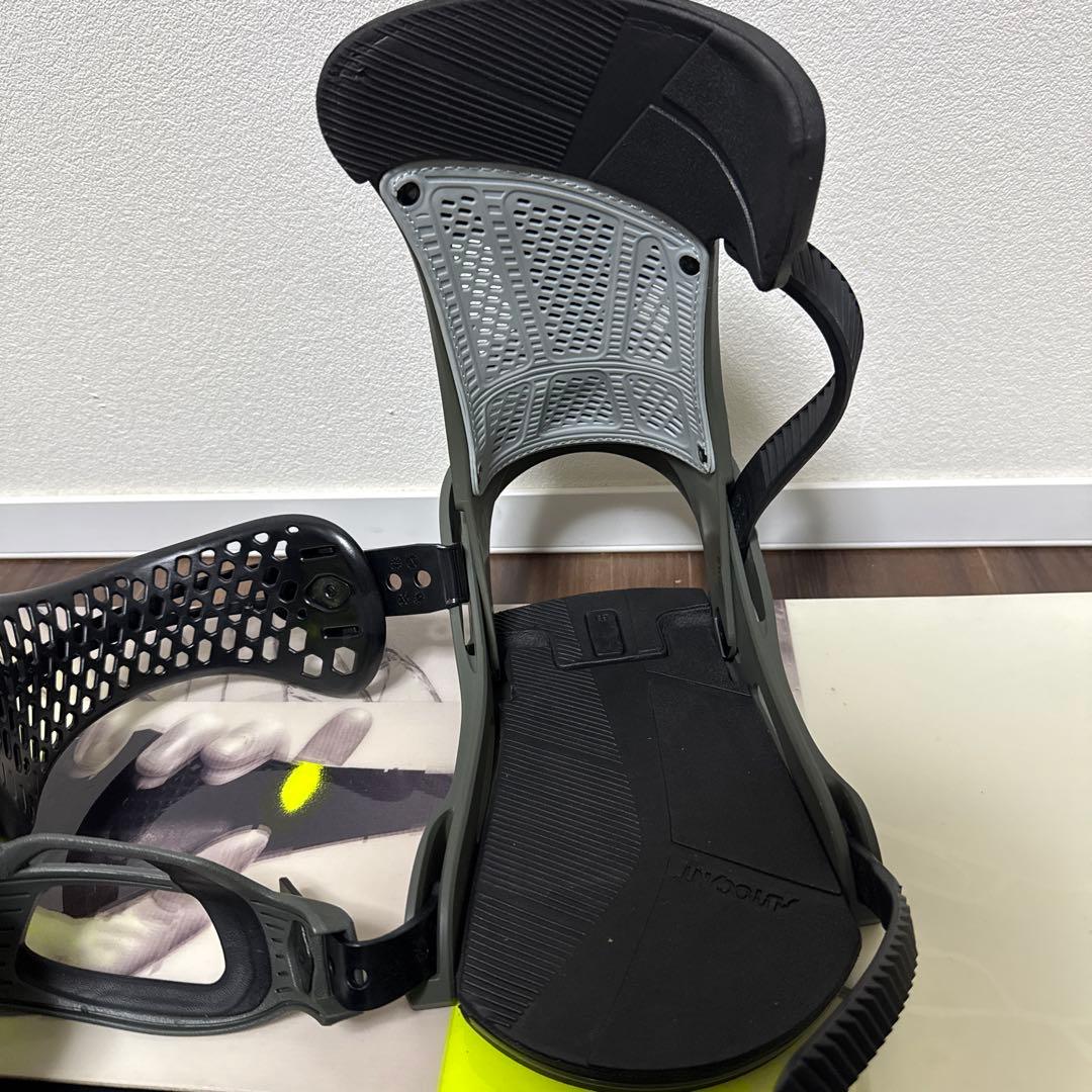 超美品 サロモン VILLAIN 153 バートン MALAVITA Mサイズ