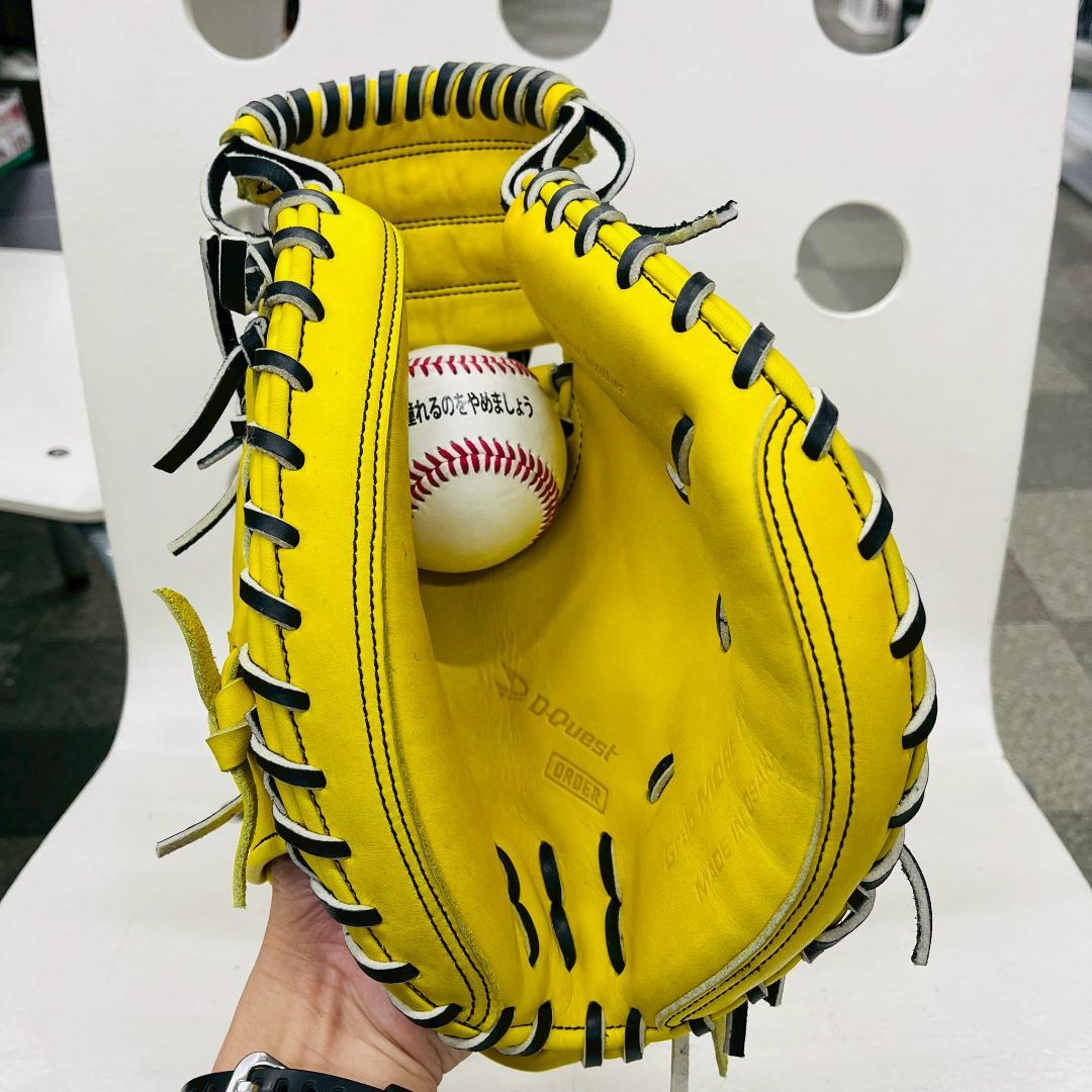 ディークエスト DKO100 オーダーミット 硬式 捕手用 A122型 型付け済