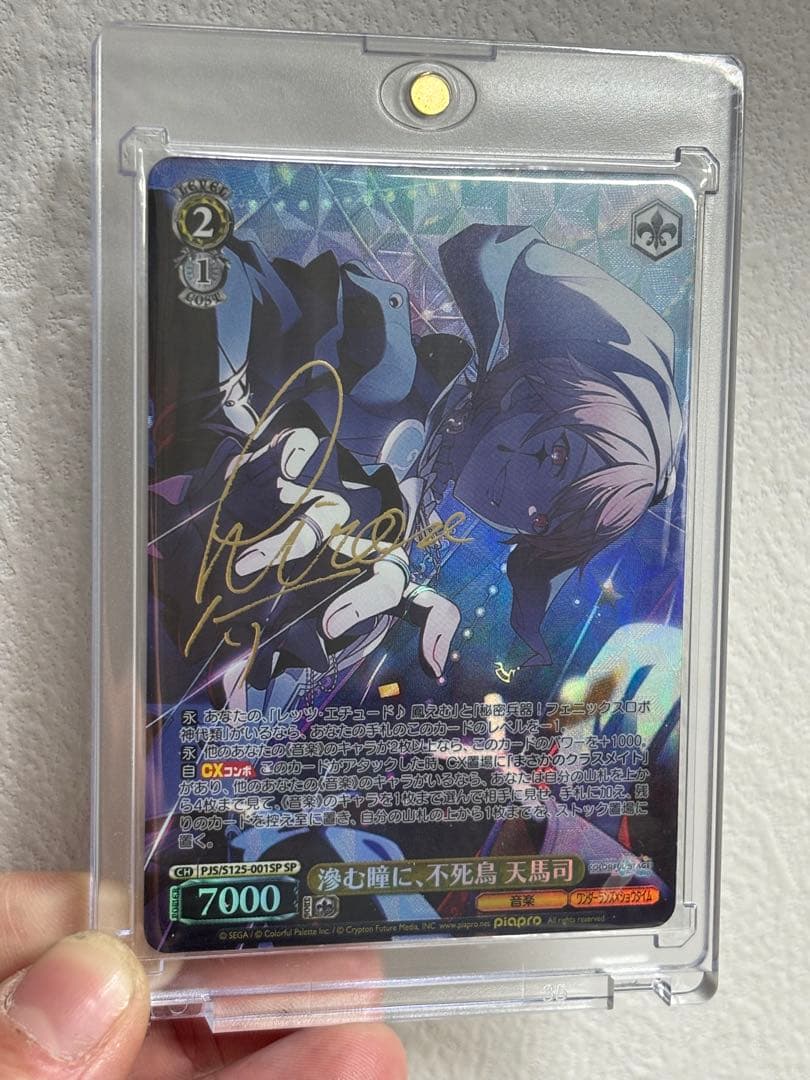 プロセカ　ヴァイスシュヴァルツ　SPサイン　滲む瞳に、不死鳥　天馬司 SP 滲む瞳に、不死鳥 天馬司(サイン入り) 販売 | プロジェクトセカイ