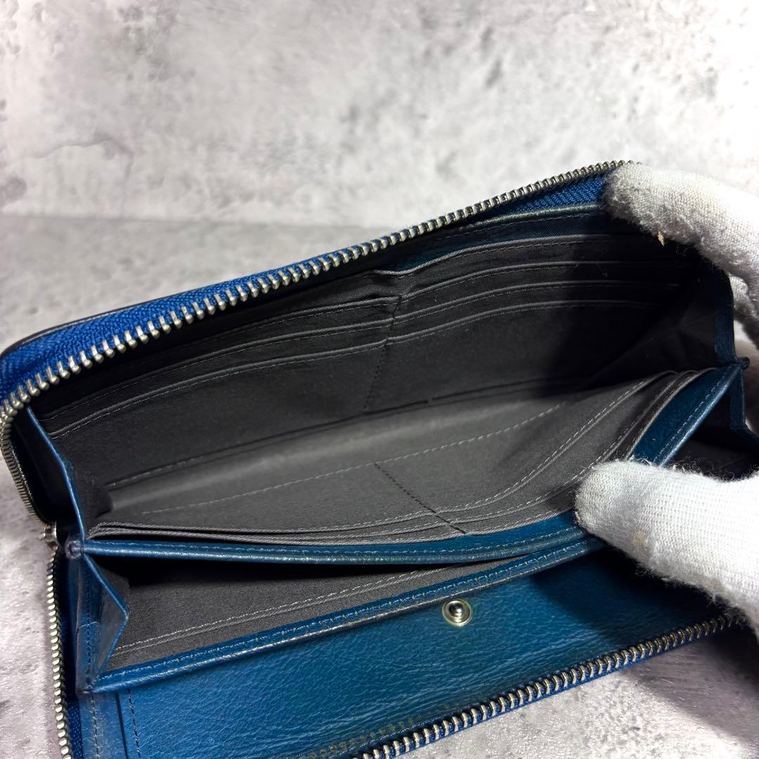 rin.rei0516様専用！】ポーター ラウンドジップ長財布 迷彩 ネイビー