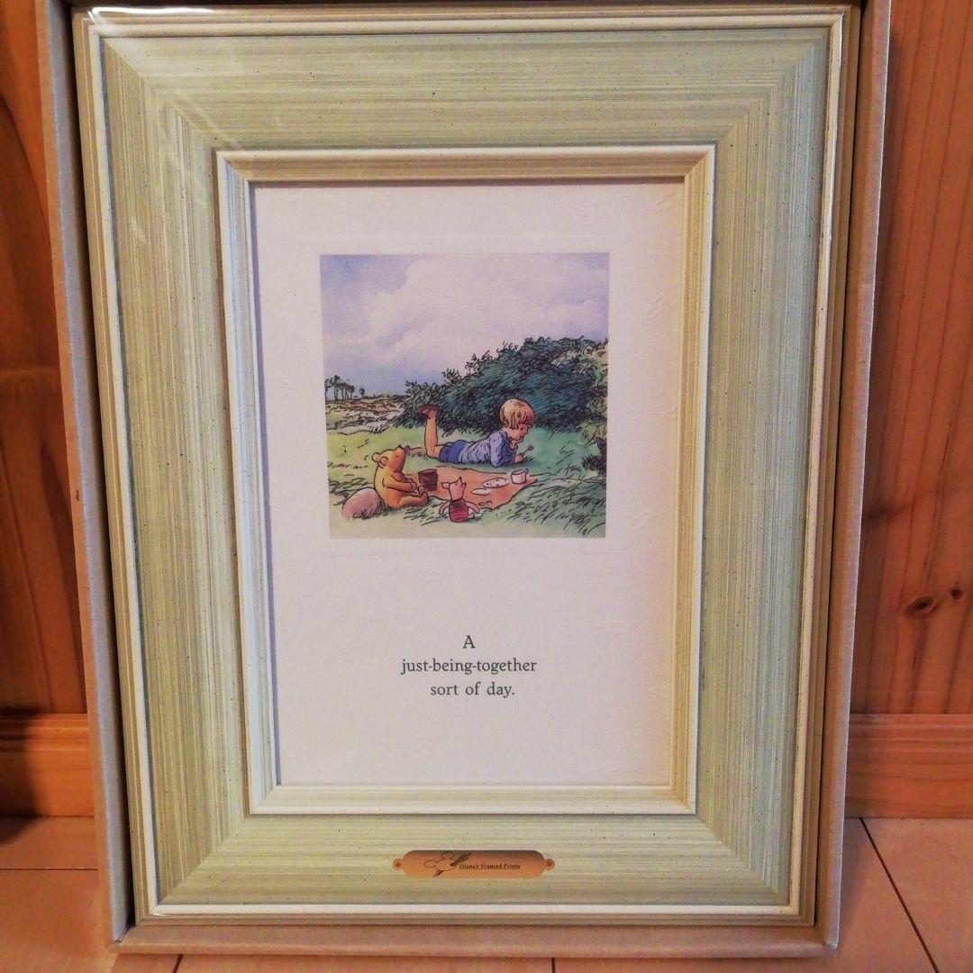 クラシックプー　イラスト額縁　新品未開封　ディズニー くまのプーさん - ディズニー プーさん クラシックプー イラスト 絵画