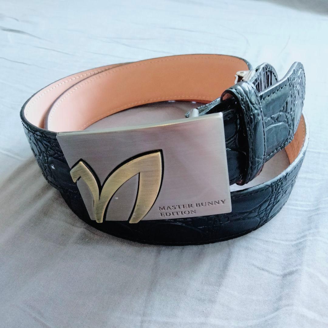 MASTER BUNNY EDITION ゴルフベルト ブラック Golffreaks｜ゴルフショップ / マスターバニーエディション スライド