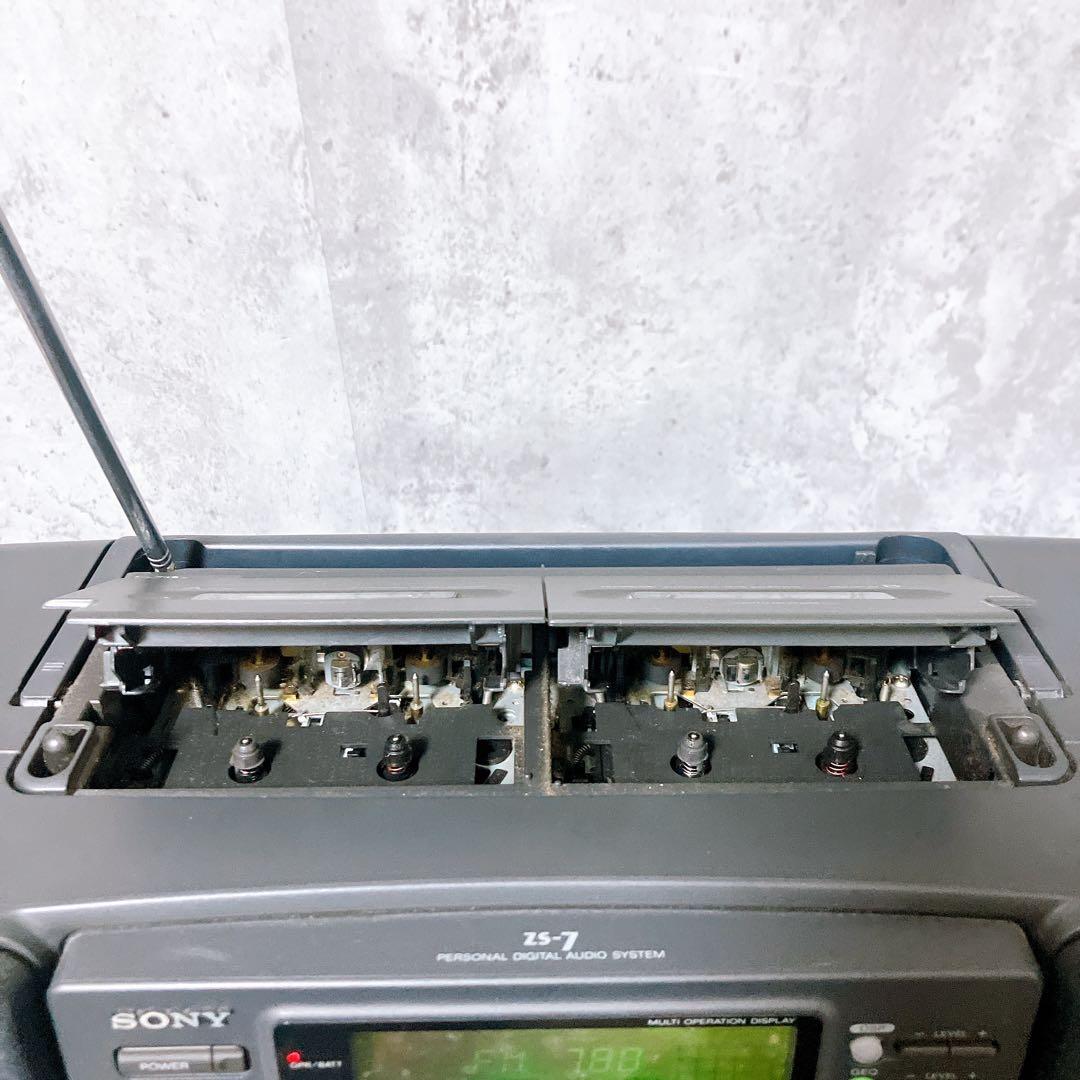 希少】ソニー CD FM AM バブルラジカセ ZS-7 スペアナ SONY - メルカリ