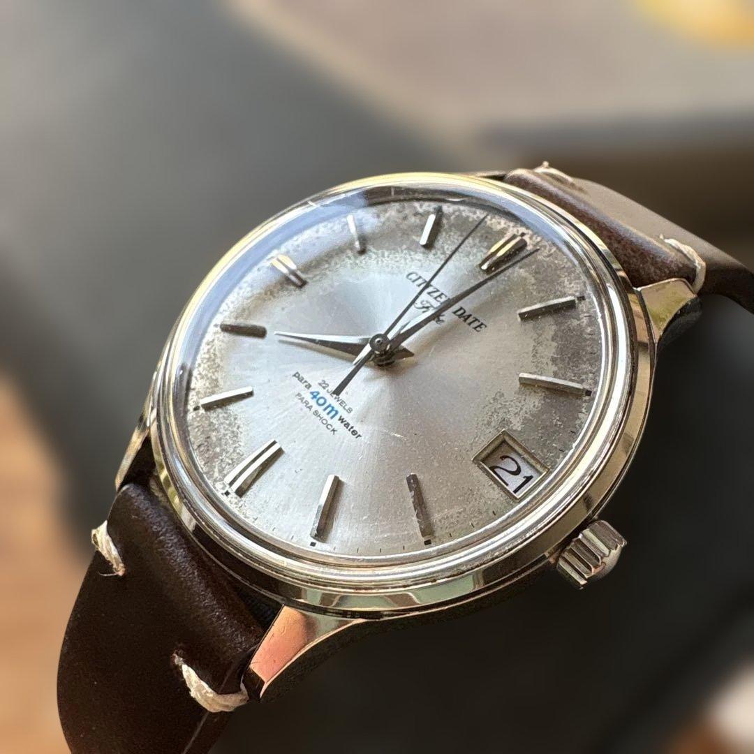 CITIZEN DATE Flake シチズン デイト フレーク 稼働品 - メルカリ