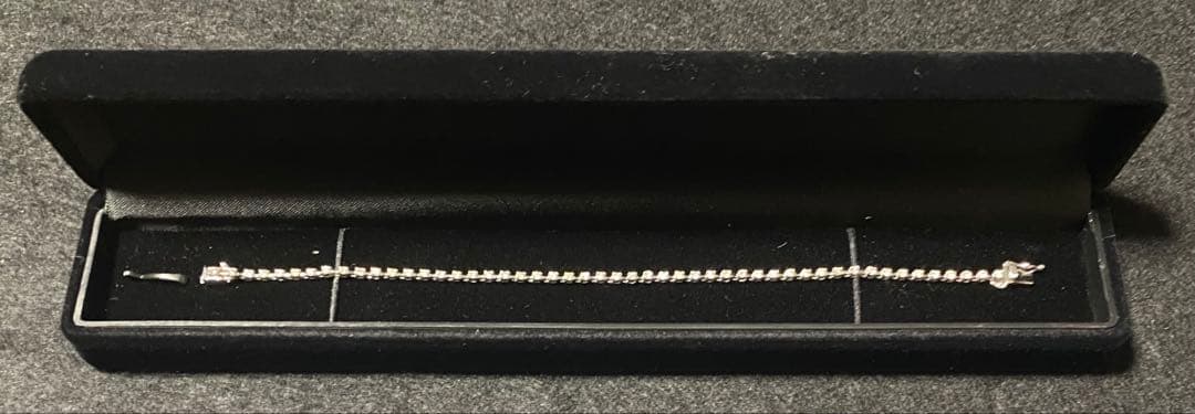 K18WG ダイヤモンド テニスブレスレット 1.00ct 金 ゴールド