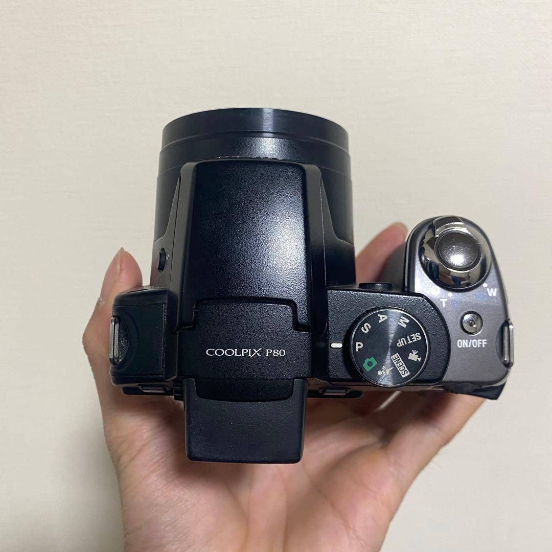 Nikon COOLPIX P80 完動品 18倍ズーム ネオ一眼 付属品あり - メルカリ