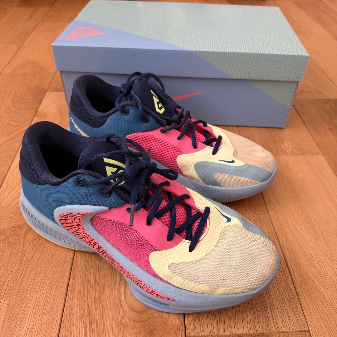 NIKE ZOOM FREAK 4 28.5cm マルチカラー★ナイキ★黒タグ付