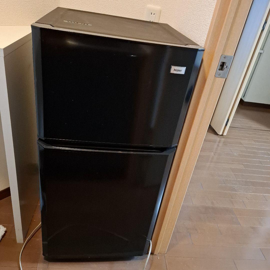 【送料込み】Haier 2ドア冷蔵庫 冷凍庫 106L 黒 ヨドバシ.com - ハイアール Haier 直冷式冷蔵庫 （106L・右開き） 2