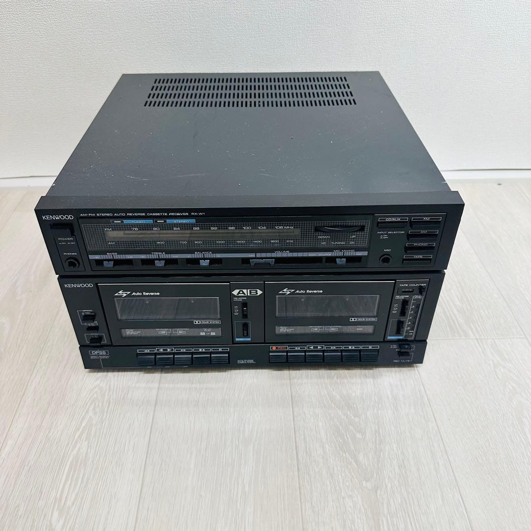 ジャンク KENWOOD RX-W1 ステレオカセットレシーバー - メルカリ