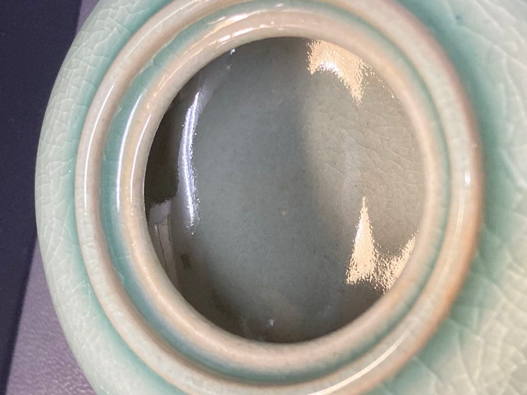 焼き物 香合 雲鶴象嵌 高麗青磁 - メルカリ