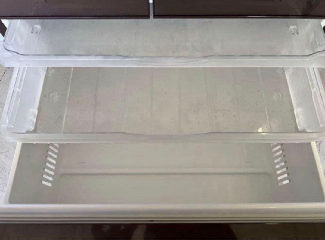 2019年式 430L 日立 6ドア冷蔵庫 R-XG43J(XH) - メルカリ