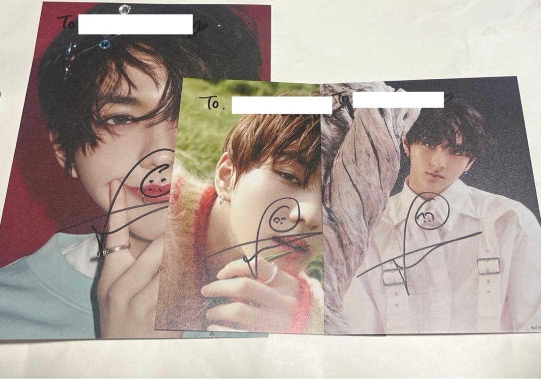 ENHYPEN エナイプン ジョンウォン 直筆サイン 結 ミーグリ 個別サイン