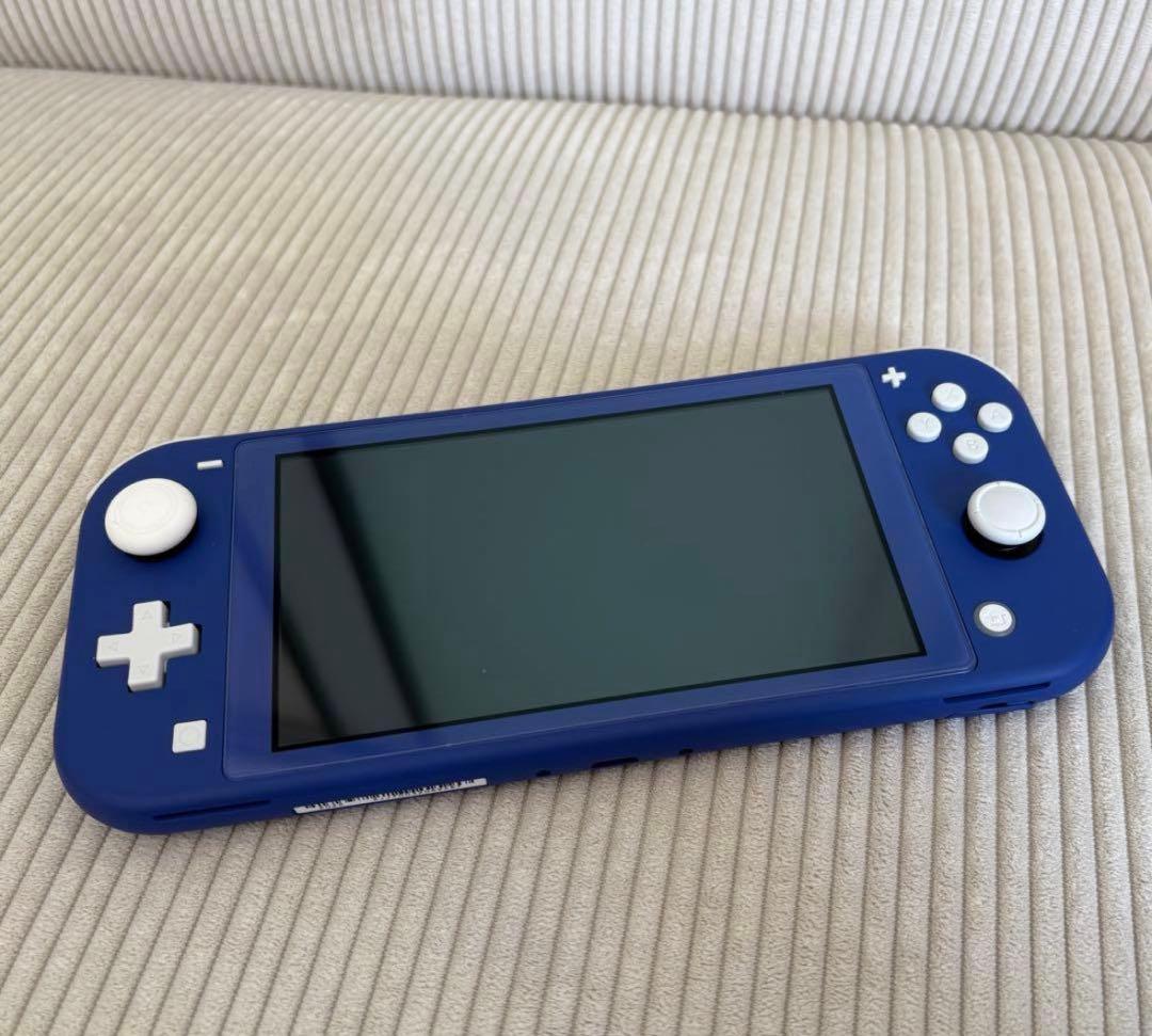 超美品】Nintendo Switch Lite ブルー 本体 保管ケース付 - メルカリ