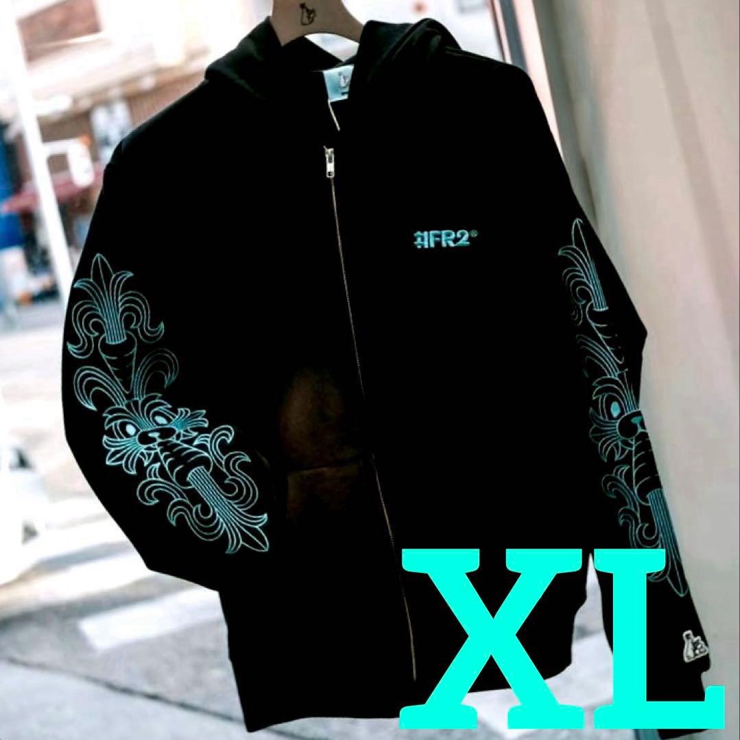 FR2月桃 パーカー クロムハーツ XL 新品 沖縄限定 フーディー 黒