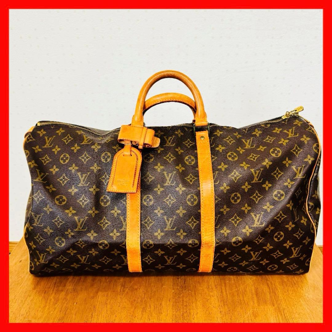 ○ ルイヴィトン キーポル55 モノグラム ボストンバッグ トラベル