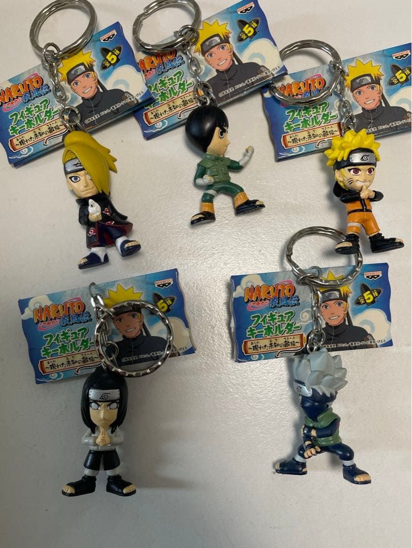 ナルト 疾風伝 NARUTO フィギュアキーホルダー 現れた未知の敵編 5種