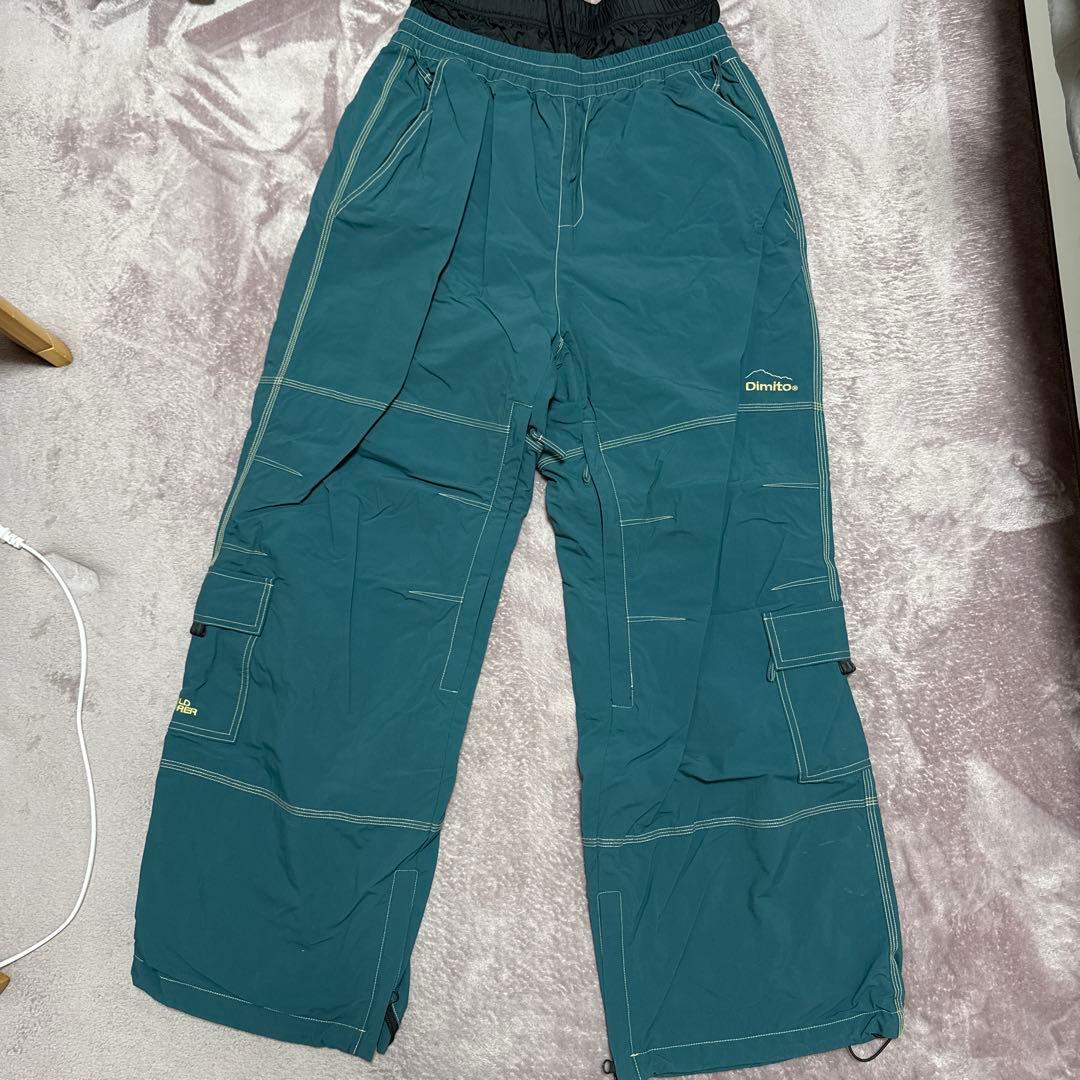 Dimito スノーボードパンツ Lサイズ グリーン DIMITO ディミト 25 LEVEL 2L PANTS スノーボード ウェア パンツ ユニ