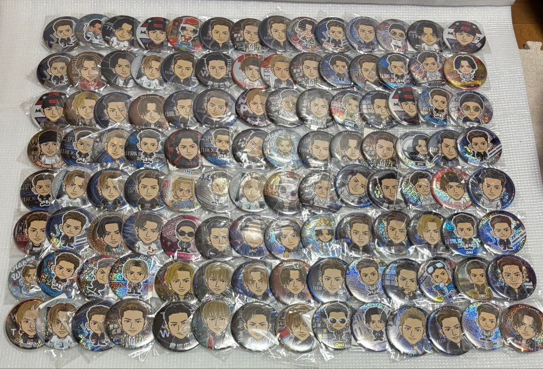 三代目 JSB 登坂広臣 OMI 缶バッジ 約350点まとめ売り