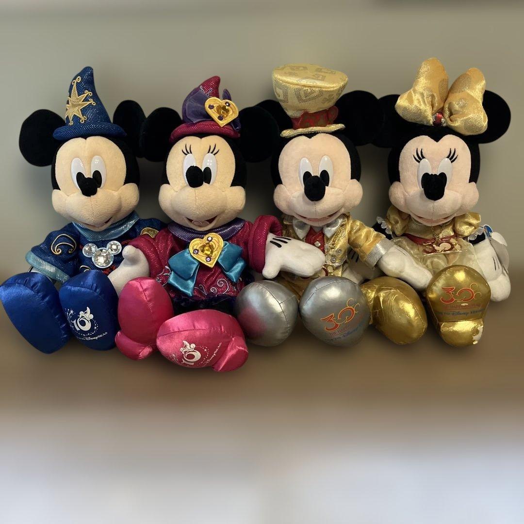ディズニーシー 10周年 30周年 ミッキー&ミニーぬいぐるみ - メルカリ