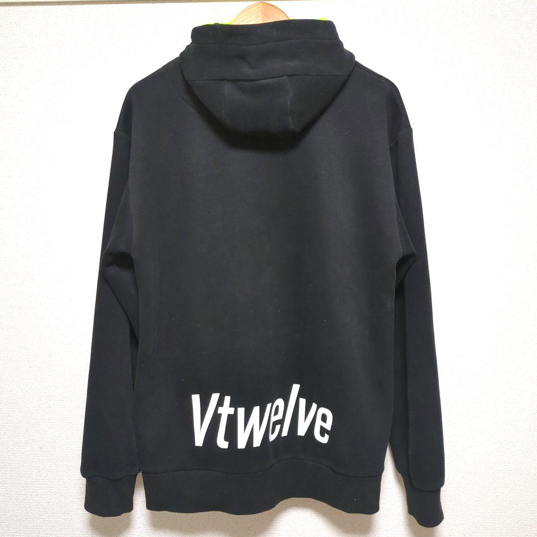 V12 VTWELVE ヴィトゥエルブ ジップアップパーカー 黒 XLの通販｜beswd.com