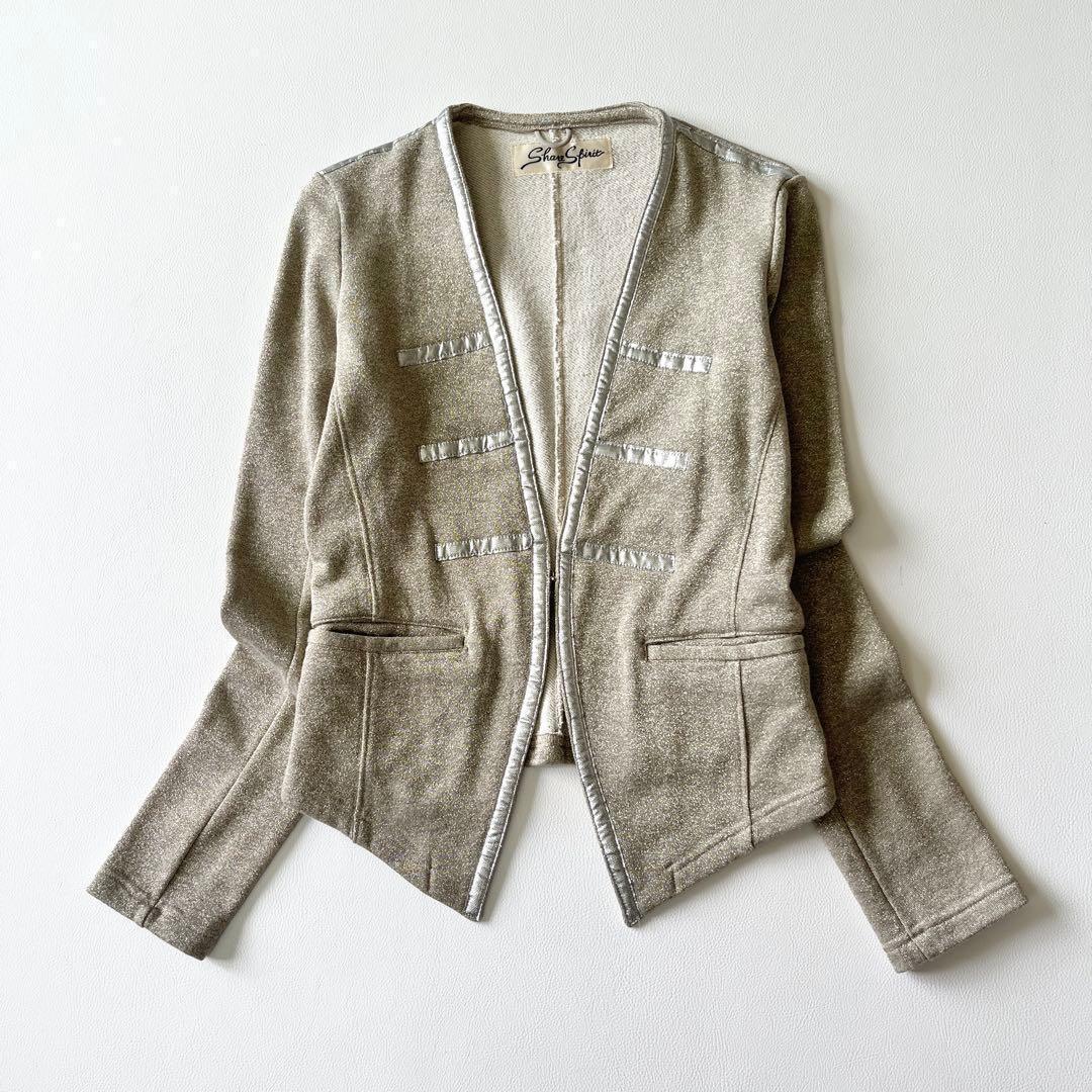 ▽y2k00s✨美品✨シェアースピリット【36】ナポレオン ノーカラー