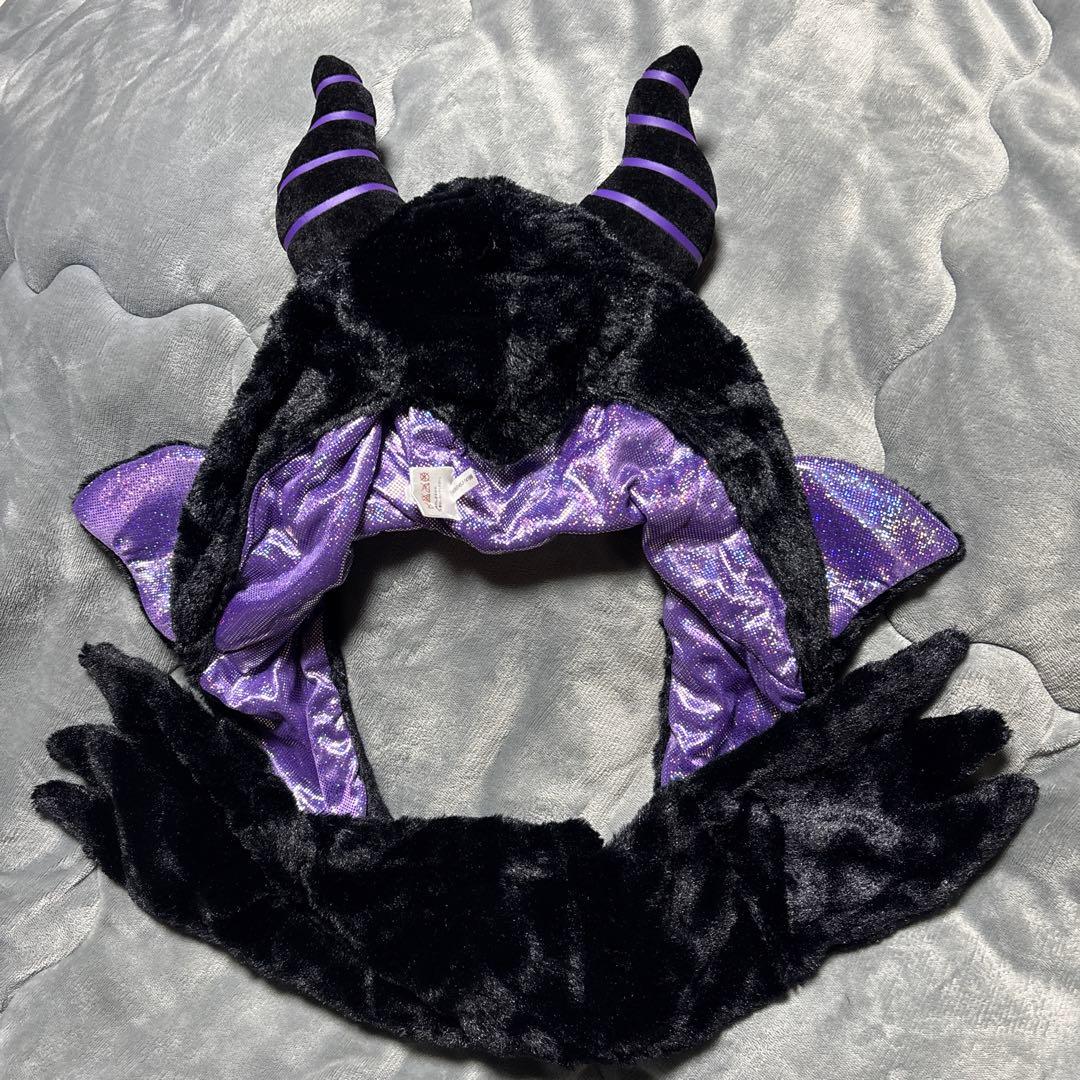 ディズニーファンキャップマフラー マレフィセント - メルカリ