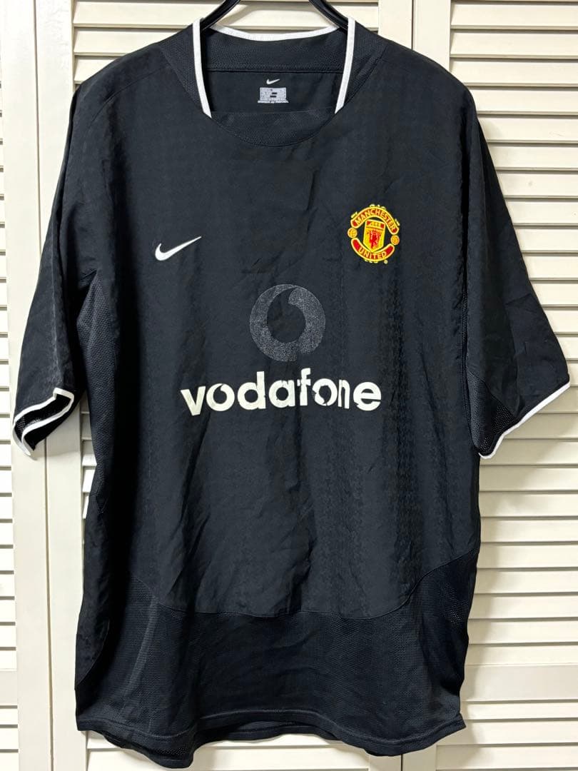 03/05 Nike製マンチェスター・ユナイテッド ブラックシャツ NIKE マンチェスターユナイテッド 03/05 ユニフォーム アウェイ 長袖