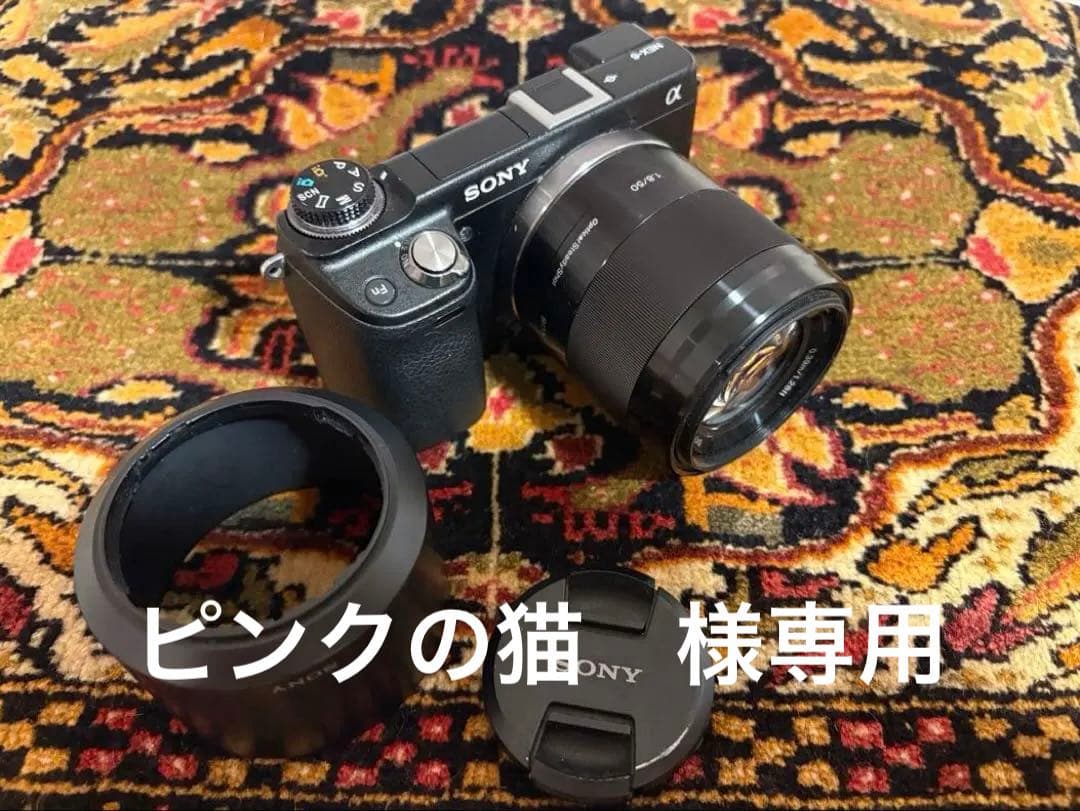 【大幅値下げ】ソニー NEX-6 ミラーレス一眼　レンズ付[SEL50F18] NEX ソニー SONY NEX-6 ボディ ブラック ミラーレス一眼 カメラ 中古
