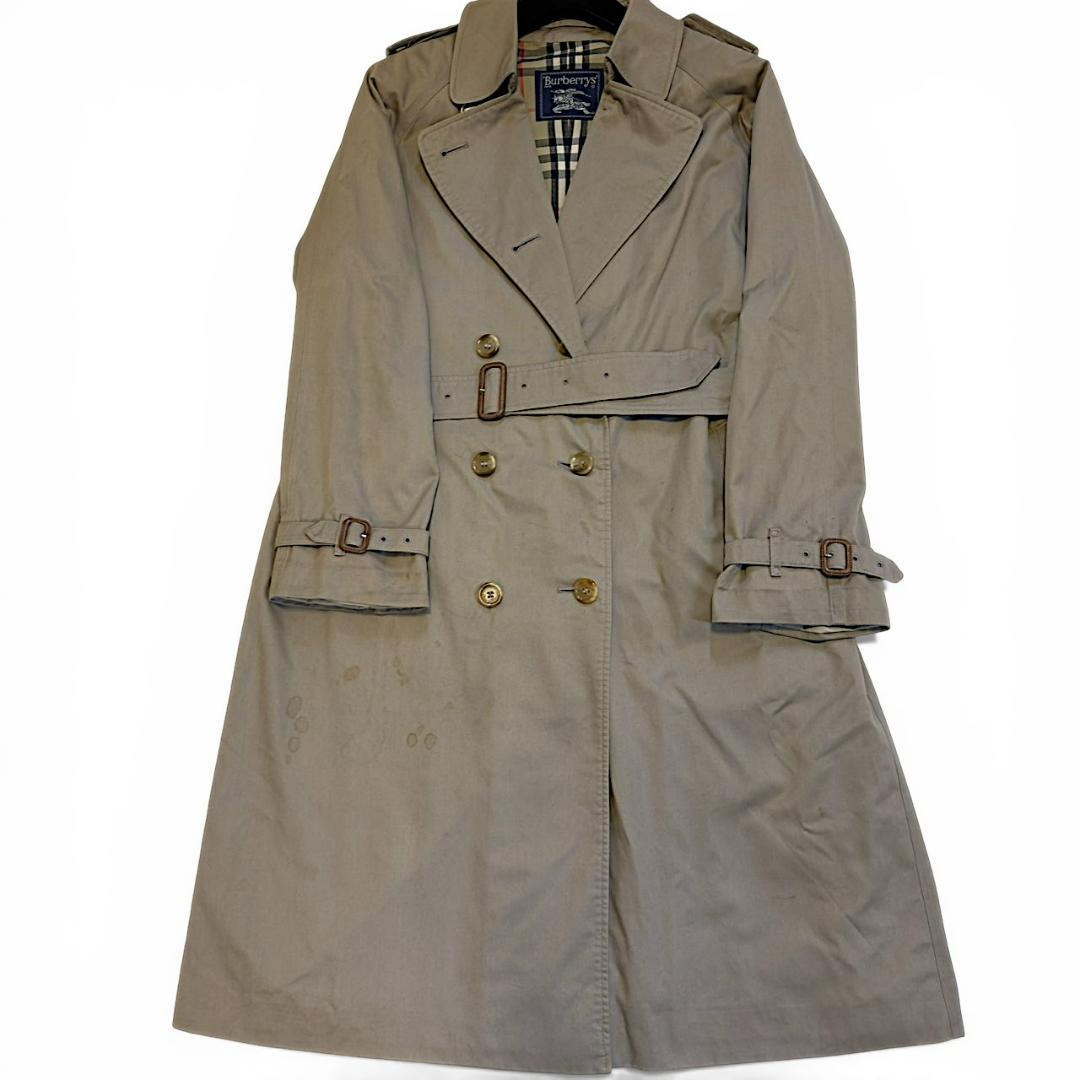 BURBERRY ノバチェック 腰ベルト コットン トレンチコート - メルカリ
