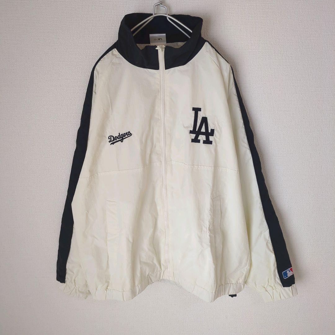 ロサンゼルス ドジャース ナイロンジャケット MLB LA 白 ゲン メンズ 47（フォーティーセブン） ブランド アウター メンズ ロサンゼルス