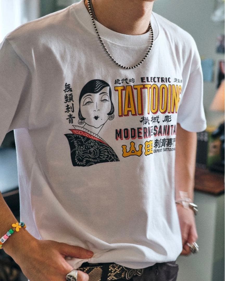 タトゥースタジオヤマダ tシャツ L tatoo studio yamada - メルカリ