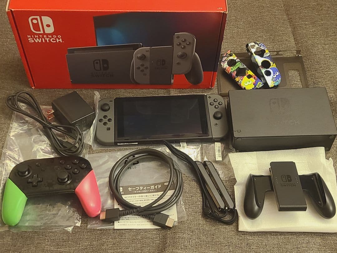 Switch 本体 バッテリー強化版 プロコン付 美品 - メルカリ