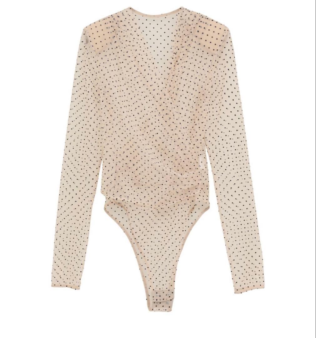 クラネ　SHEER DRAPE BODYSUITS セール】SHEER DRAPE BODYSUITS（その他トップス）｜CLANE（クラネ）の