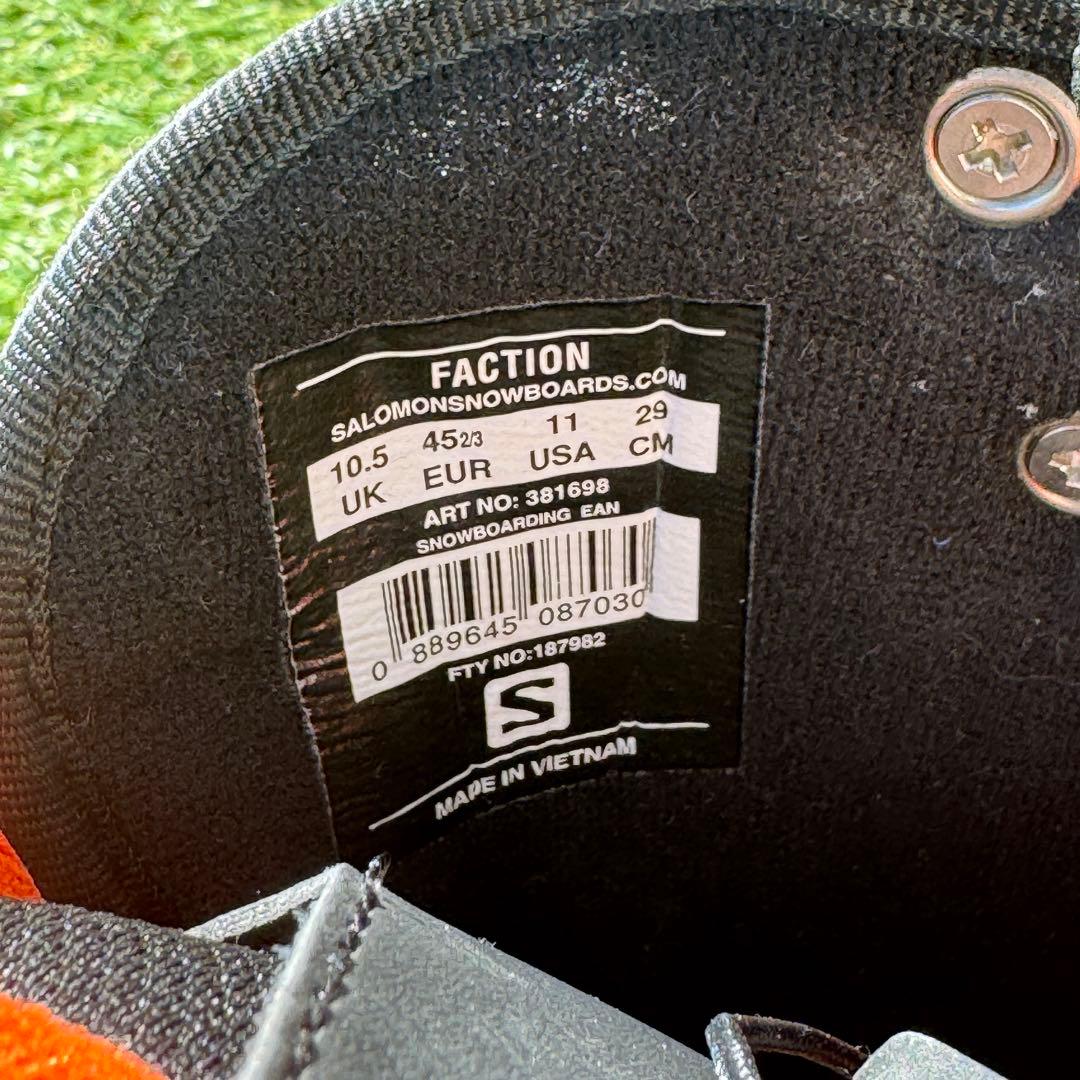 SALOMON FACTION 29.0cm スノボブーツ