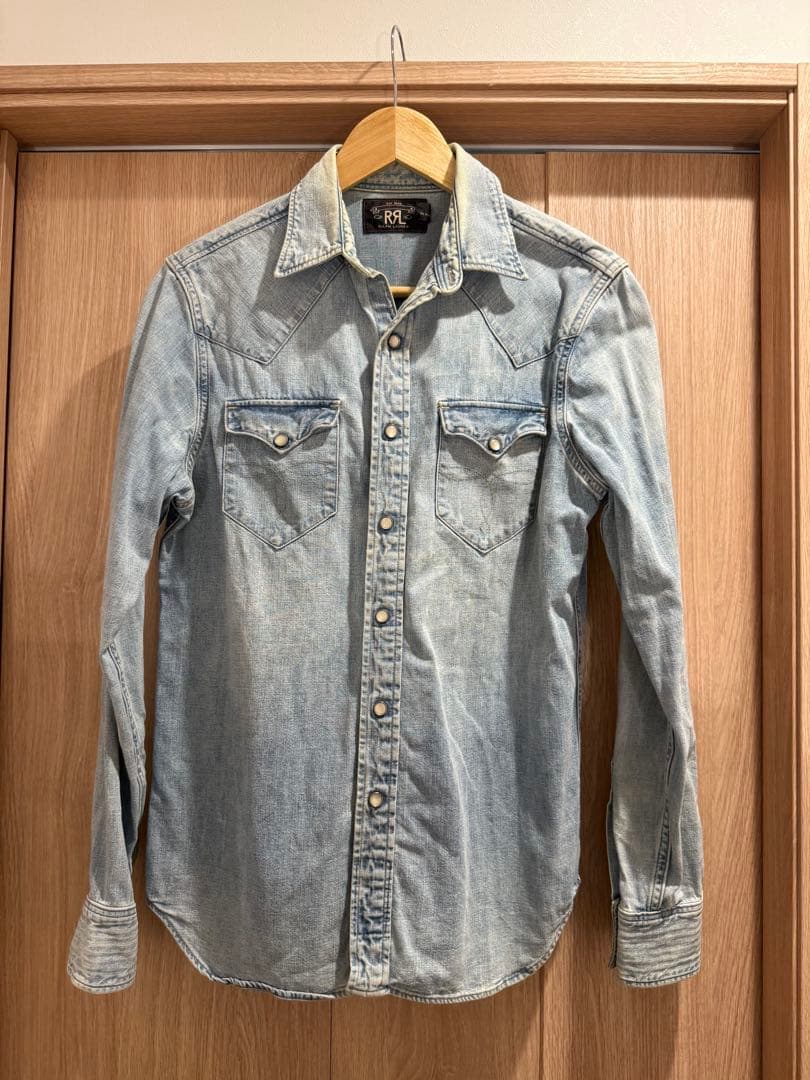 RRL デニムシャツ ライトブルー - メルカリ