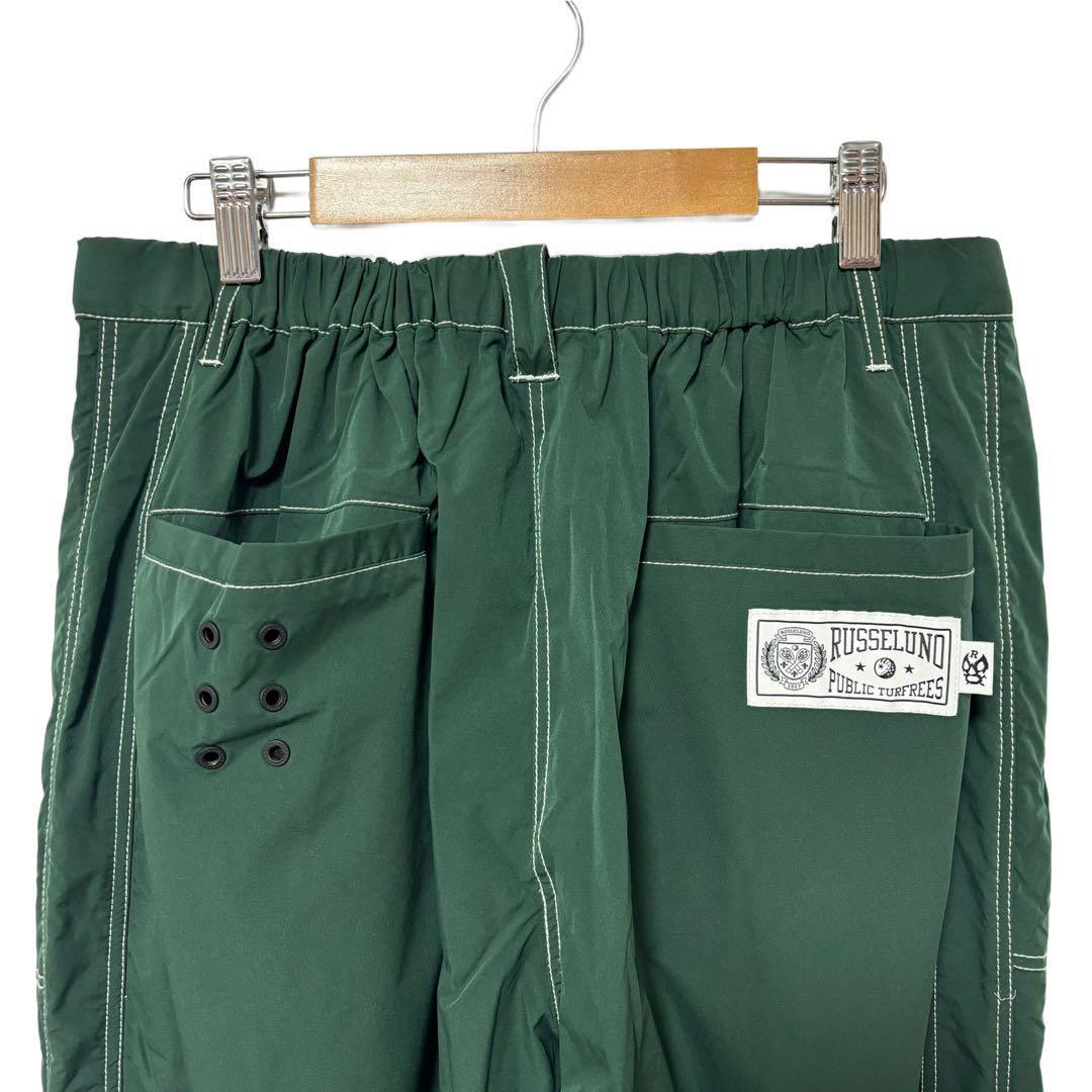 新品 ラッセルノ ゴルフ ウィンド ストップ ロング パンツ グリーン L