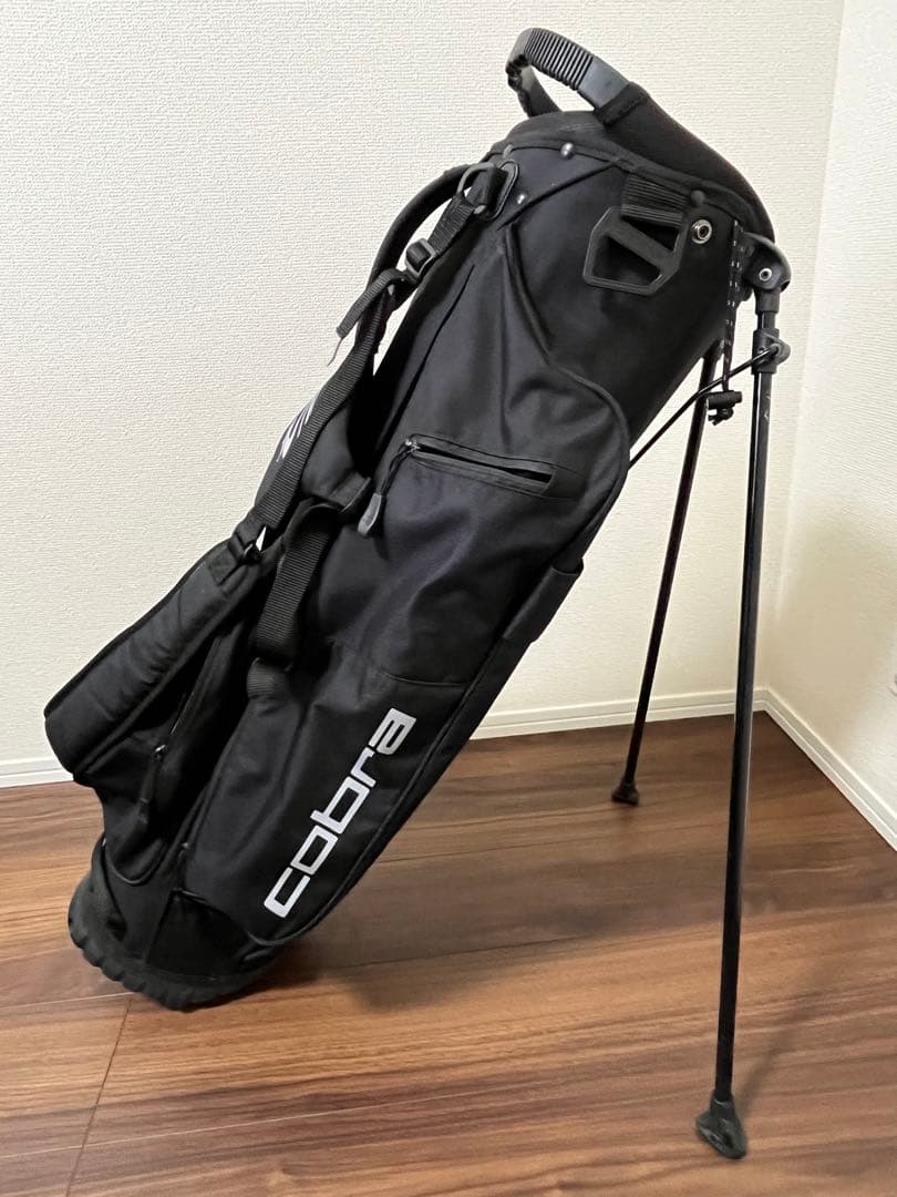 Cobra コブラ スタンドゴルフバッグ 黒 中古 美品 COBRA（コブラ） cobra Ultralight Pro 2WAY スタンドキャディバッグ