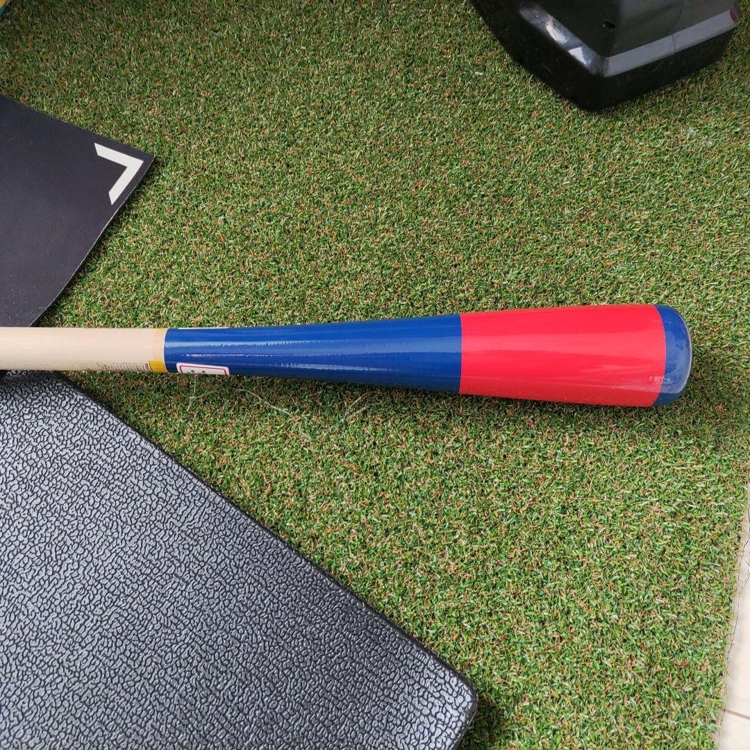 エルさん様】ミズノ Axis-Maker トレーニングバット 木製 赤/青