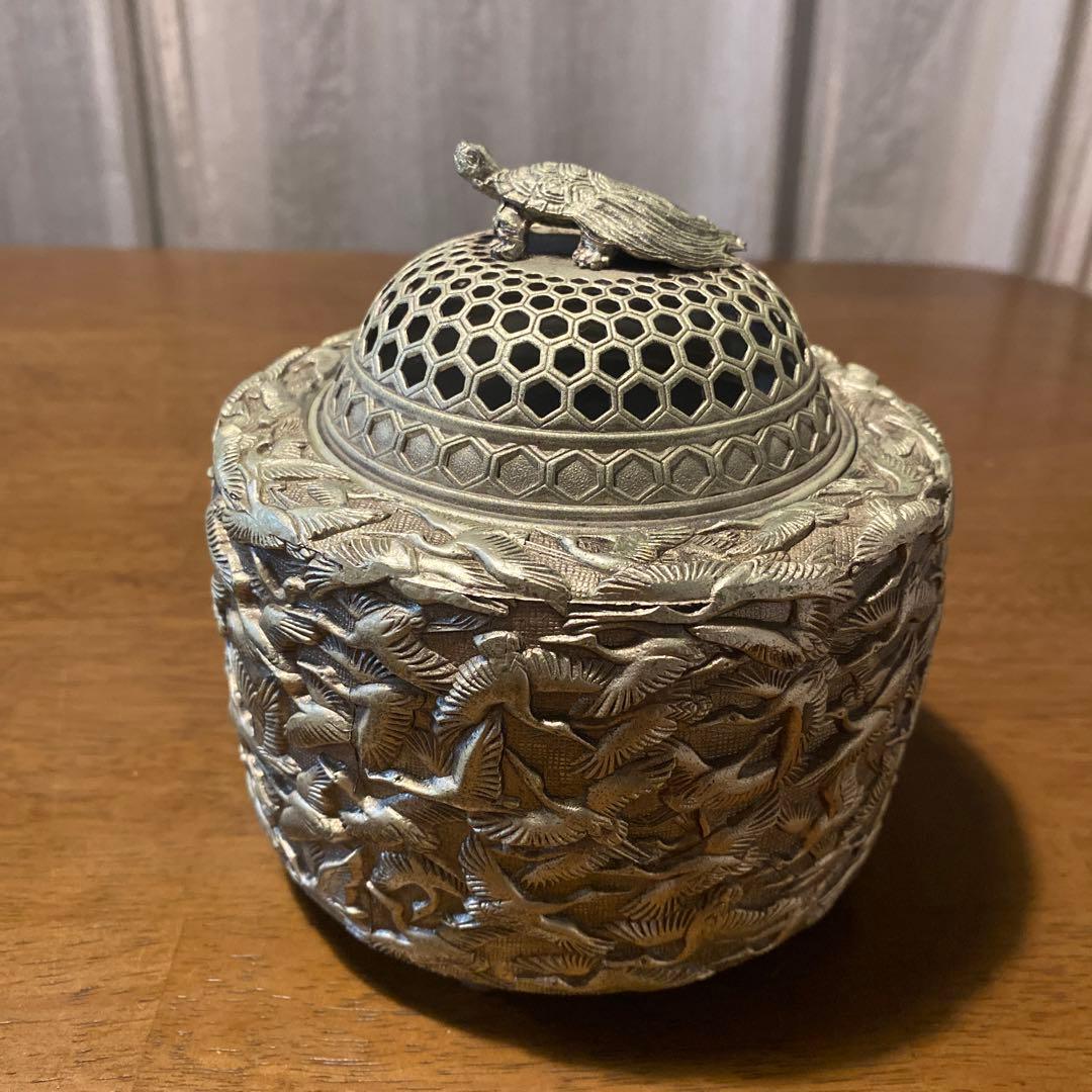 伝統工芸作家 佐野宏采・彫金紋様香炉 箱無し - メルカリ