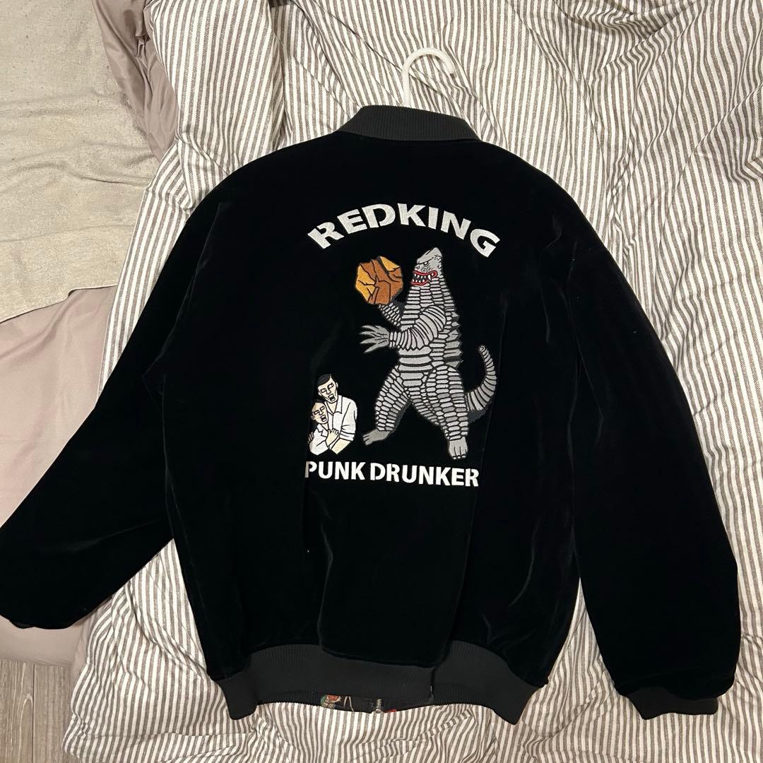 パンクドランカーズレッドキングスカジャン、 リバーシブル - メルカリ