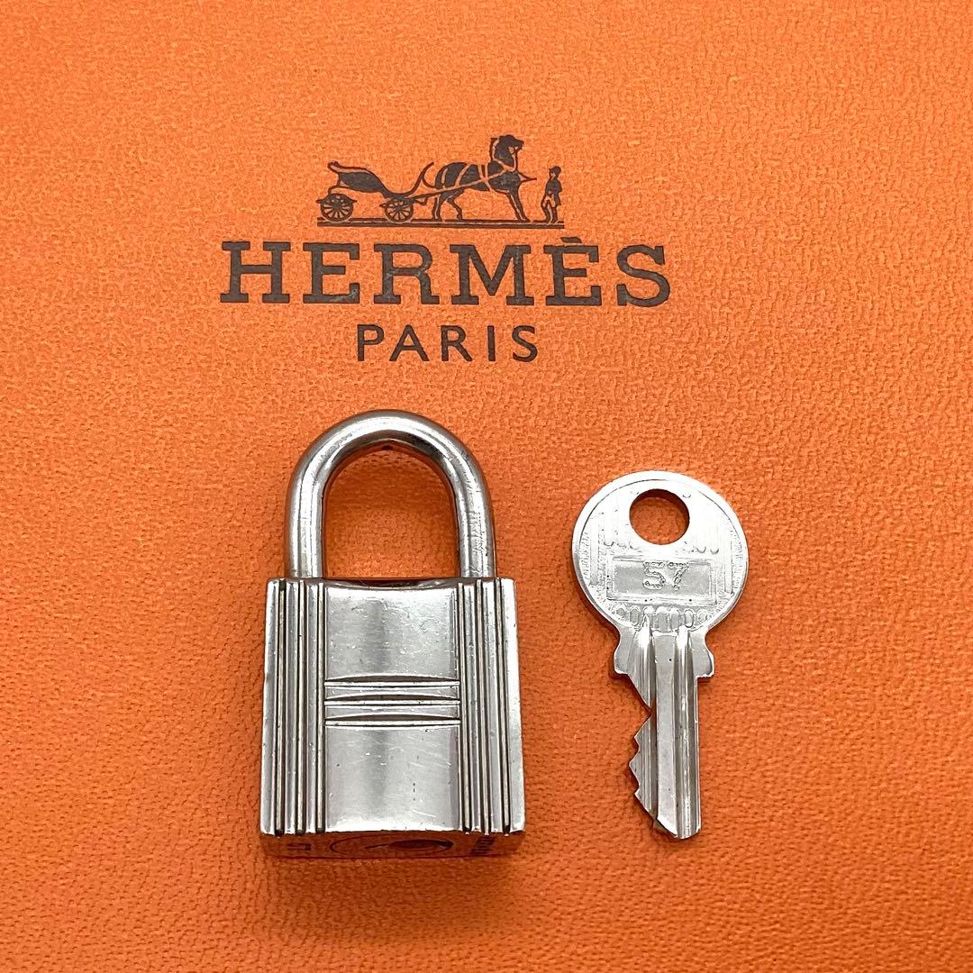 ⭐️極美品⭐️エルメス カデナ パドロック 鍵 no.57 シルバー 男女