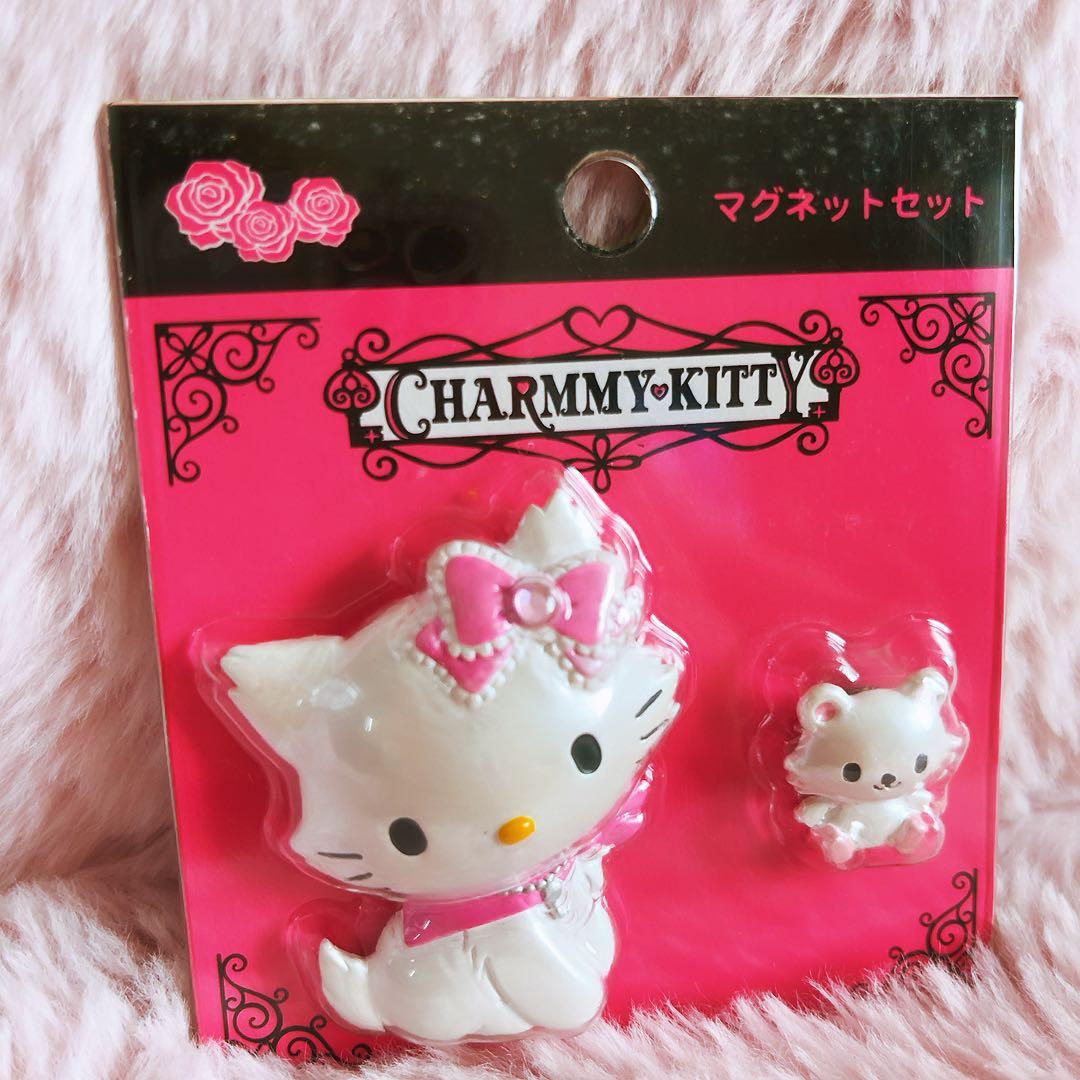 希少レア　チャーミーキティ　シュガー　マグネットセット　2005 平成レトロ