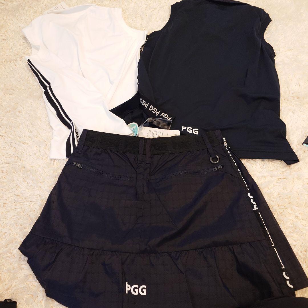 ☆*☆様 値引き不可...新品PGG ゴルフ スカート、ノースリーブポロ売り 遮熱UVカット ノースリーブポロ(WOMENS)