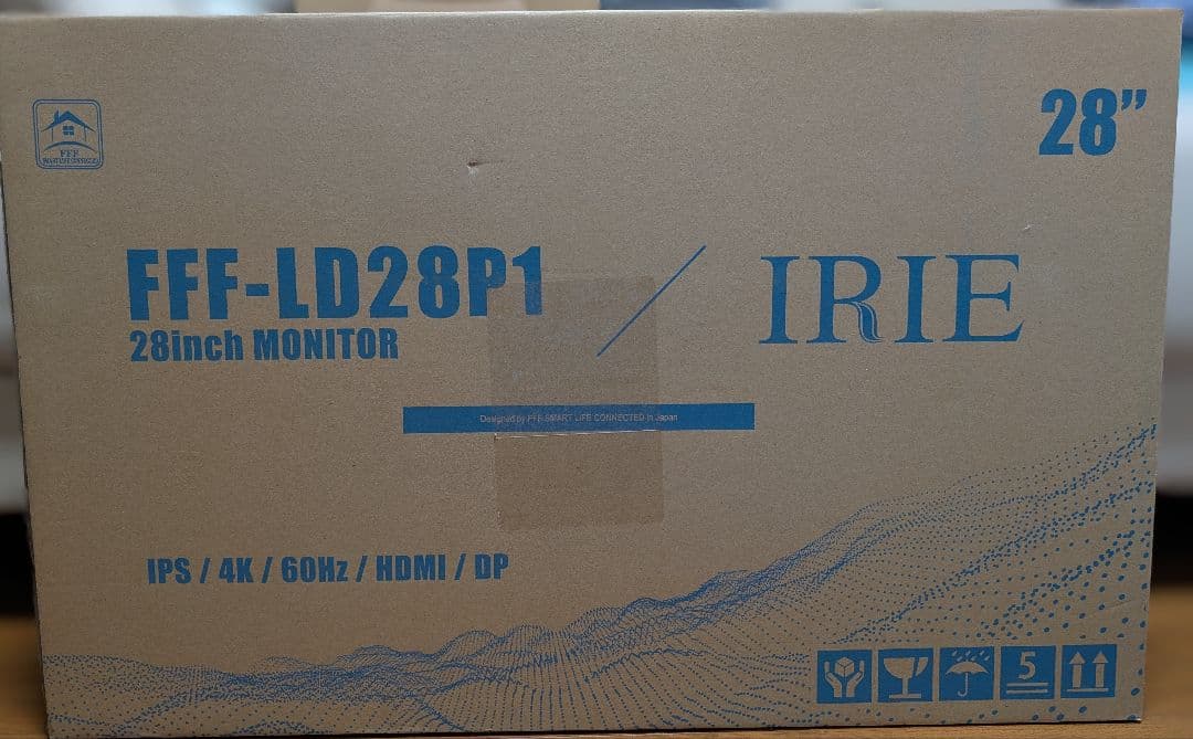4K 28インチモニター FFF-LD28P1 リモコン付 公式】IRIE ゲーミングモニター 28インチ リフレッシュレート 60Hz