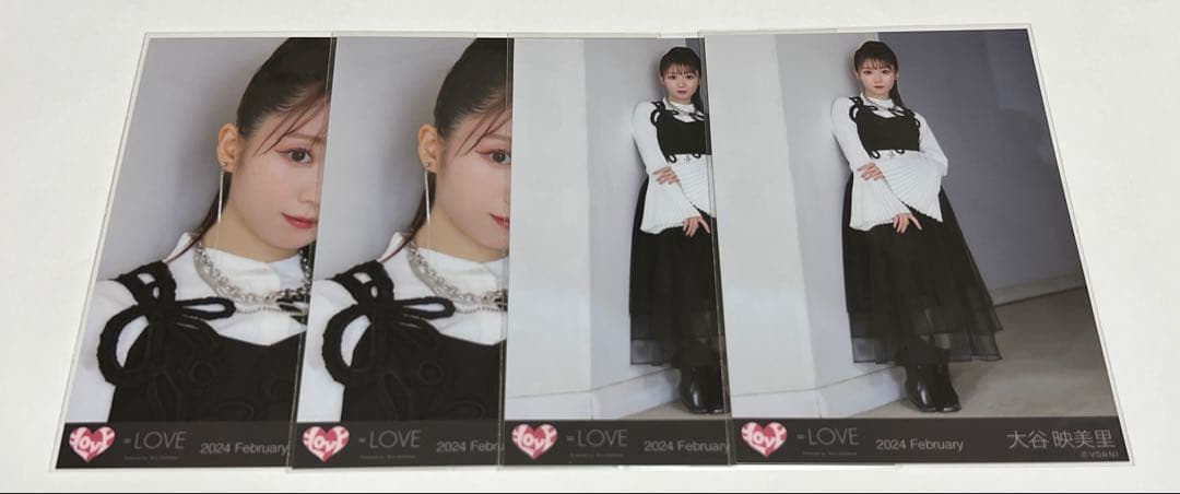 LOVE 大谷映美里 生写真4枚セット - メルカリ