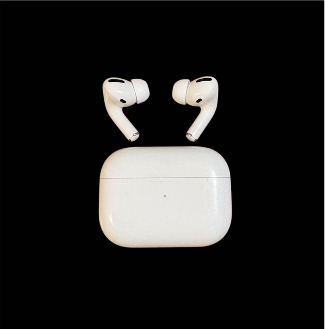 不具合無し】AirPods Pro ホワイト 本体と充電ケース - メルカリ