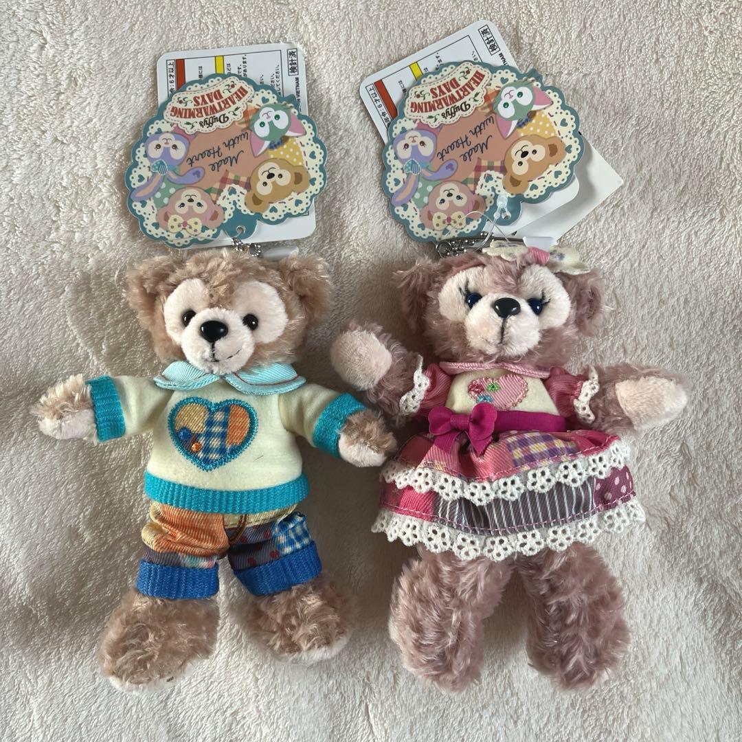 ダッフィー シェリーメイ ハートウォーミングデイズ ぬいぐるみバッチ