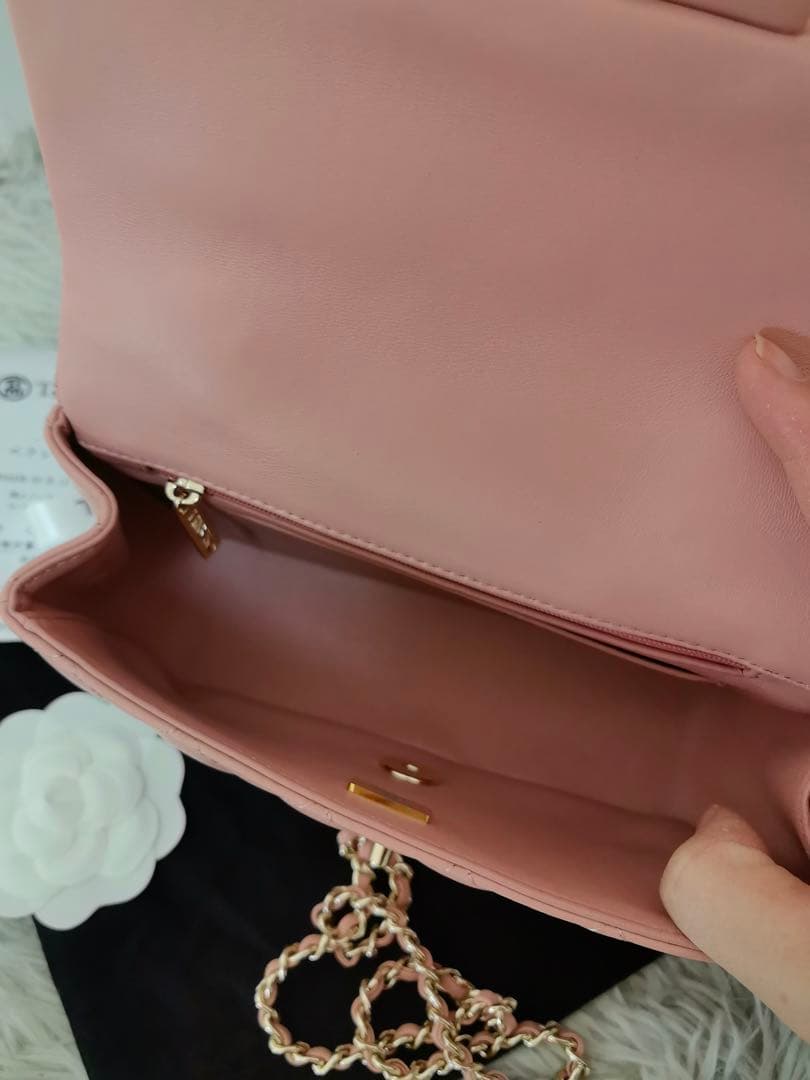 CHANEL マトラッセトップハンドルミニチェーンショルハンドバッグ ★即日発送