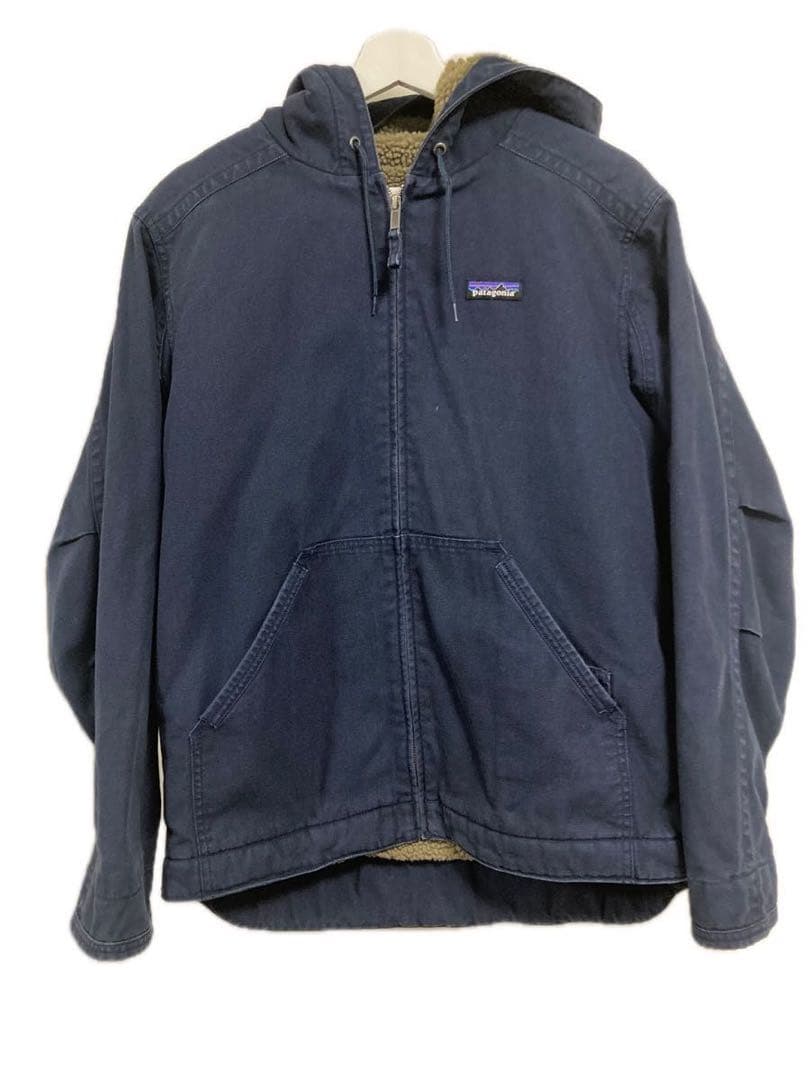 パタゴニア ラインド キャンバス フーディー Mアクティブ焚き火ダック