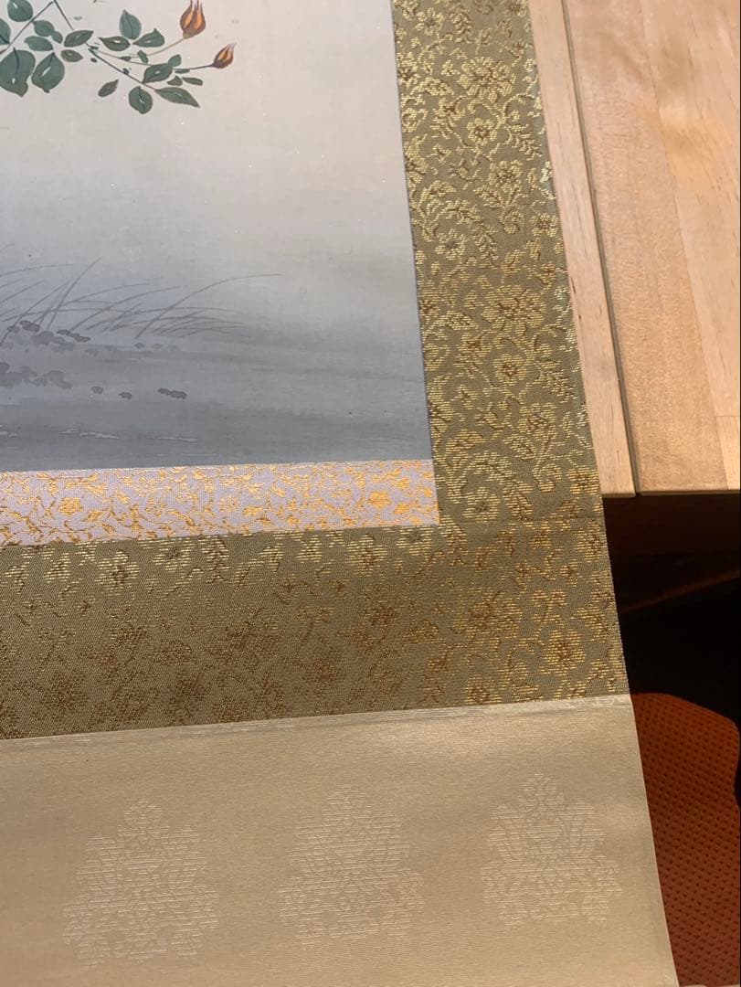 掛け軸 日本画 松に鳥 寿帯宿樹 共箱付き 床の間 縁起物♪ - メルカリ